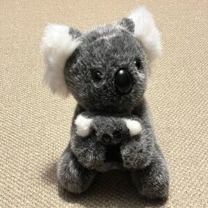 Aussie Bush Toy Sue Koala Holding Baby Joey Australia Plush Stuffed Animal 10”